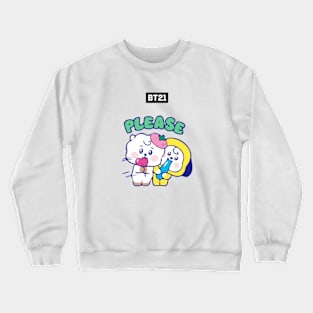 bt21 bts exclusive design 101 Crewneck Sweatshirt